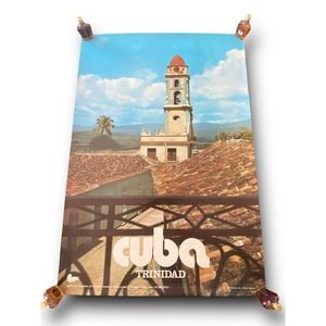 Vintage Large Cuba Travel Picture Poster Tourism “Trinidad”